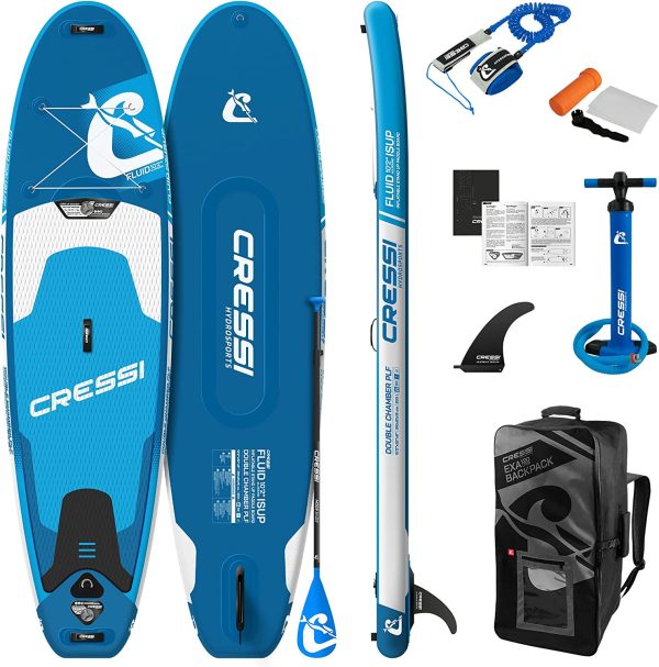 Cressi Fluid isup gonfiabile sup paddle dog